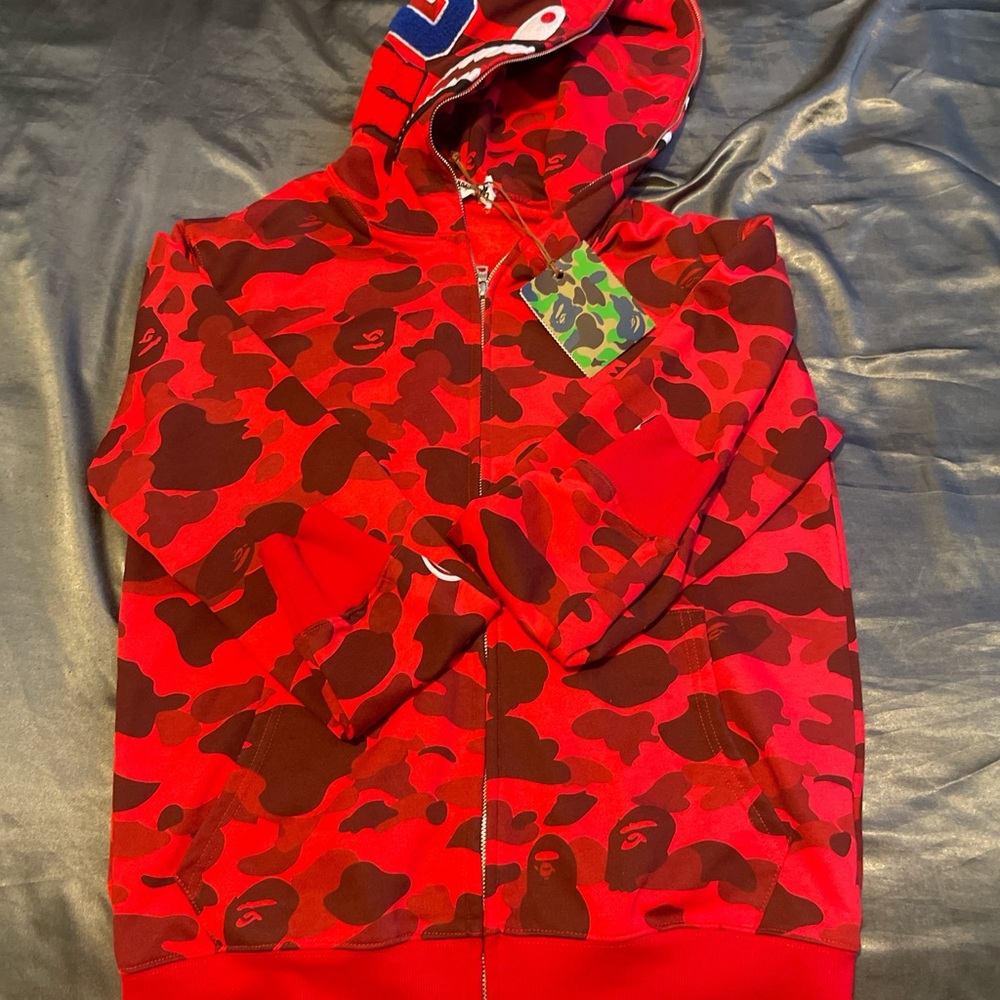 Red Camo Kids Jacket